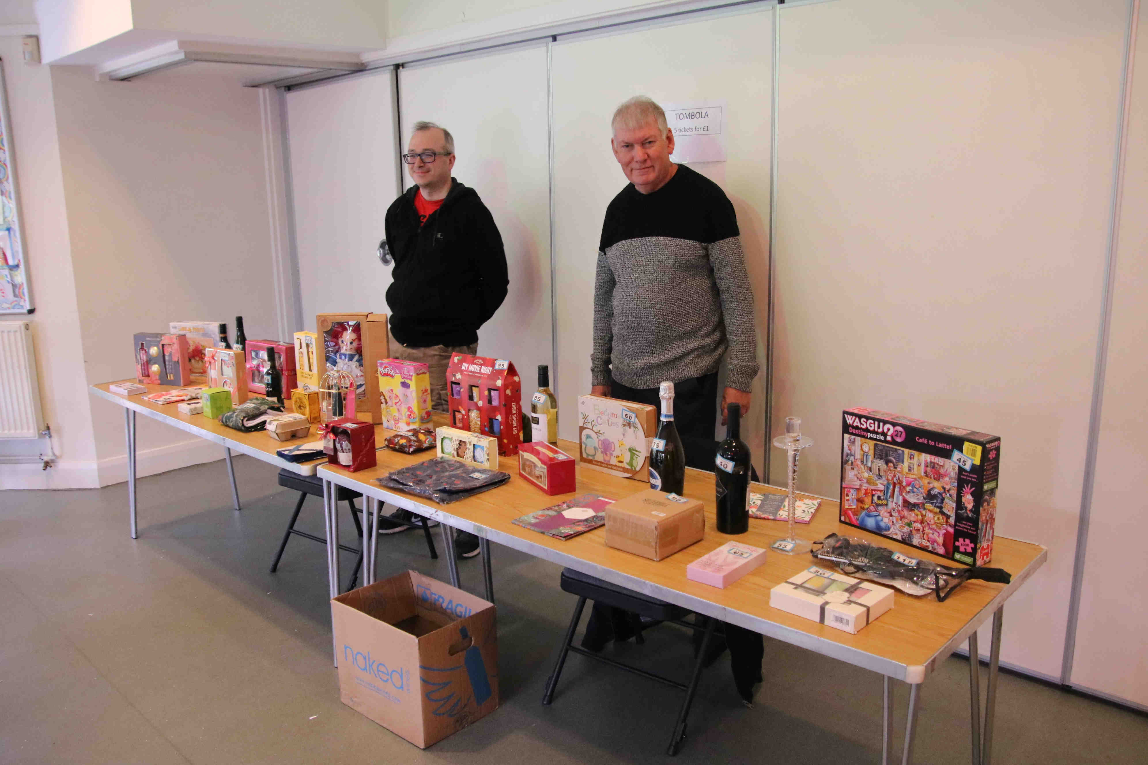 The Tombola stall
