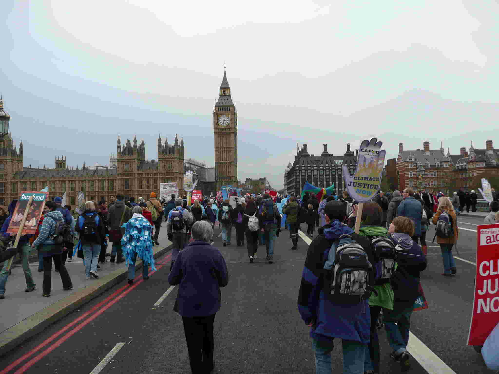 Approaching parliament